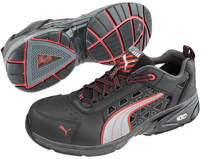 642450 PUMA Stream Red Low Sicherheitsschuhe S1P SRA Größe 39-48-48