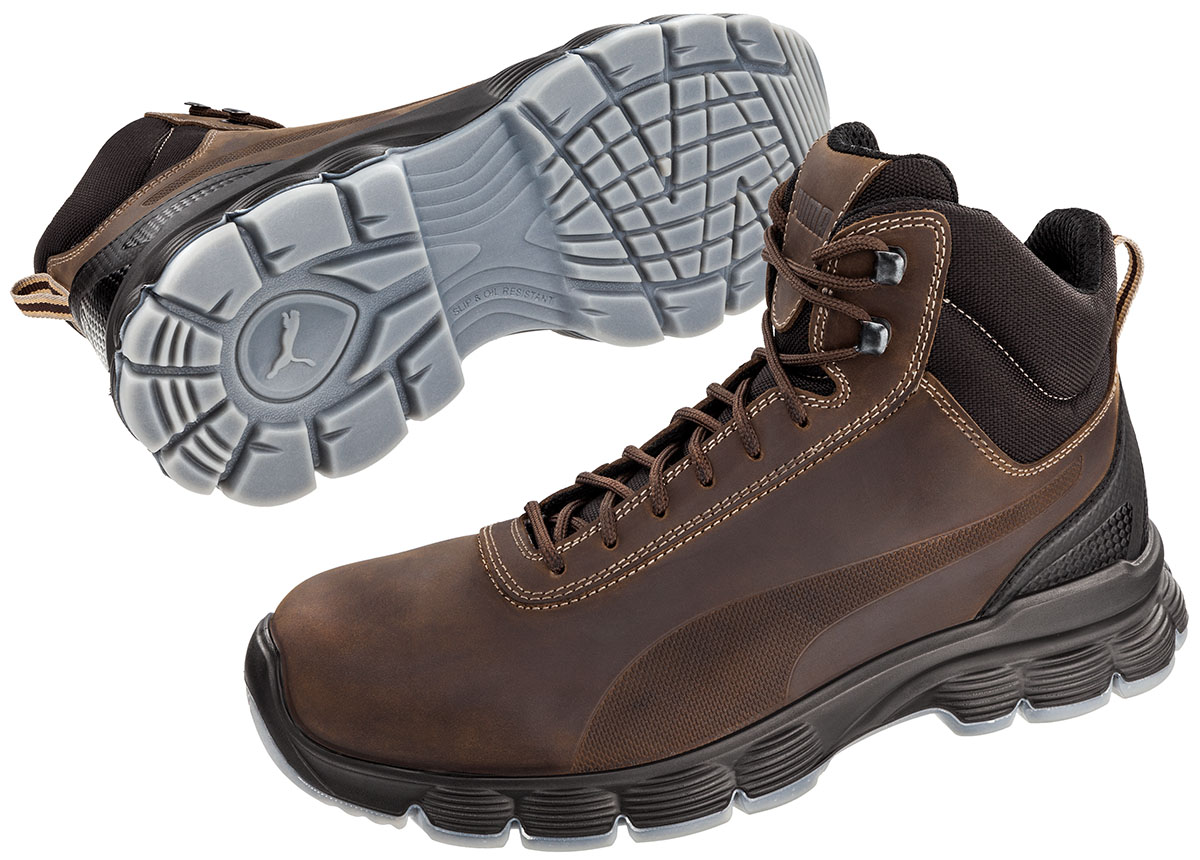 630122 PUMA Condor Mid Sicherheitsstiefel ESD braun S3 Größe 39 - 47-47
