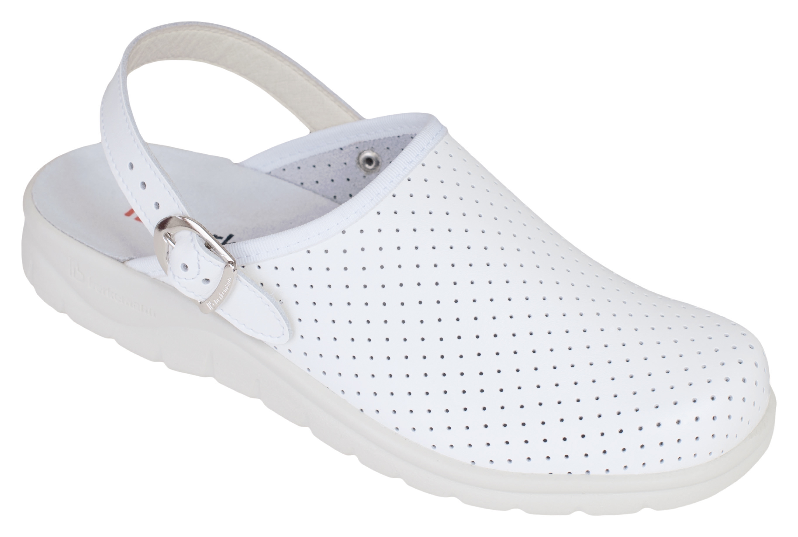 0534-100 BERKEMANN Tec-Pro-Newport Berufsclogs weiß einzelpaare zum Sondepreis Größe 6 - 9-UK 6 = 39,5