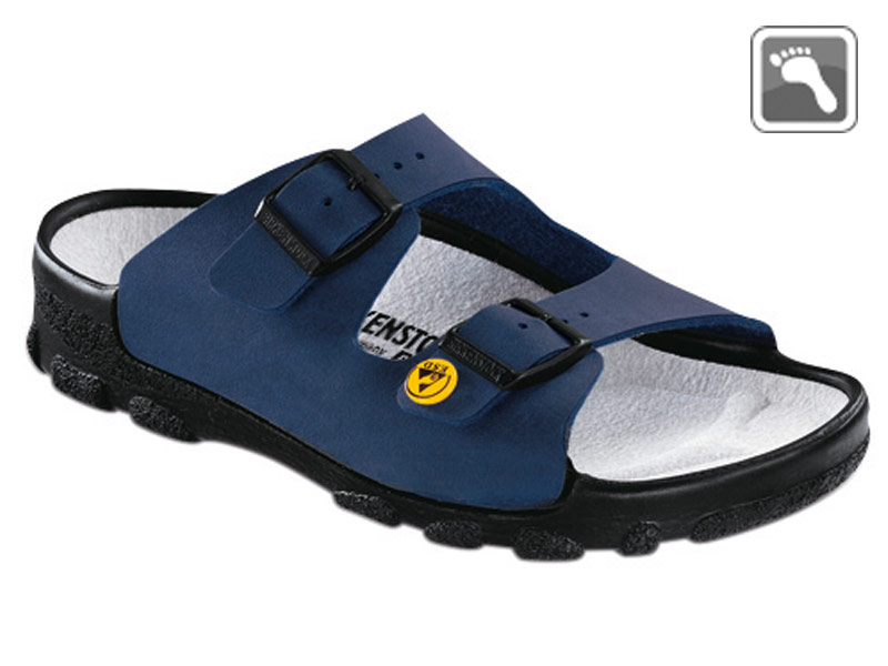 596050 BIRKENSTOCK ESD TOULON Sandale normale Weite blau Größe 36 - 46-43