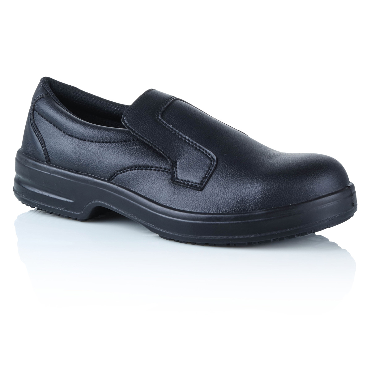 P323, S2, Safeway Schnürschuh mit Stahlkappe, schwarz-44