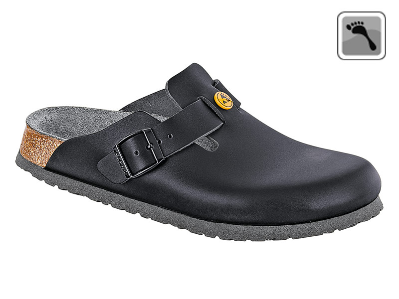 061368 BIRKENSTOCK ESD BOSTON Sandale schmale Weite schwarz Größe 36 - 42-39