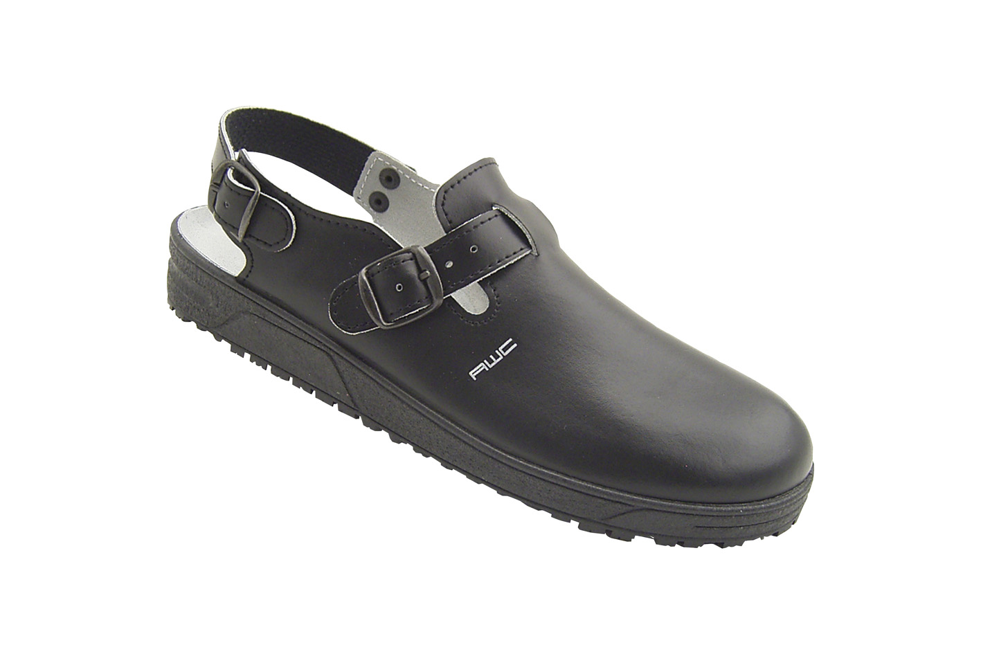 17500-02-99 AWC Damen-Clog ohne Stahlkappe schwarz, Leder, Größe  36 - 40-40