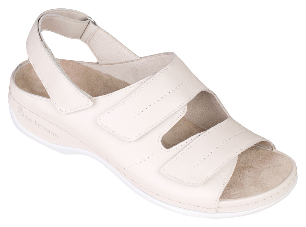 1015-109 Berkemann Berkoflex Wenke Damensandale creme Größe 3 - 8,5-UK 4,5 = 37,5