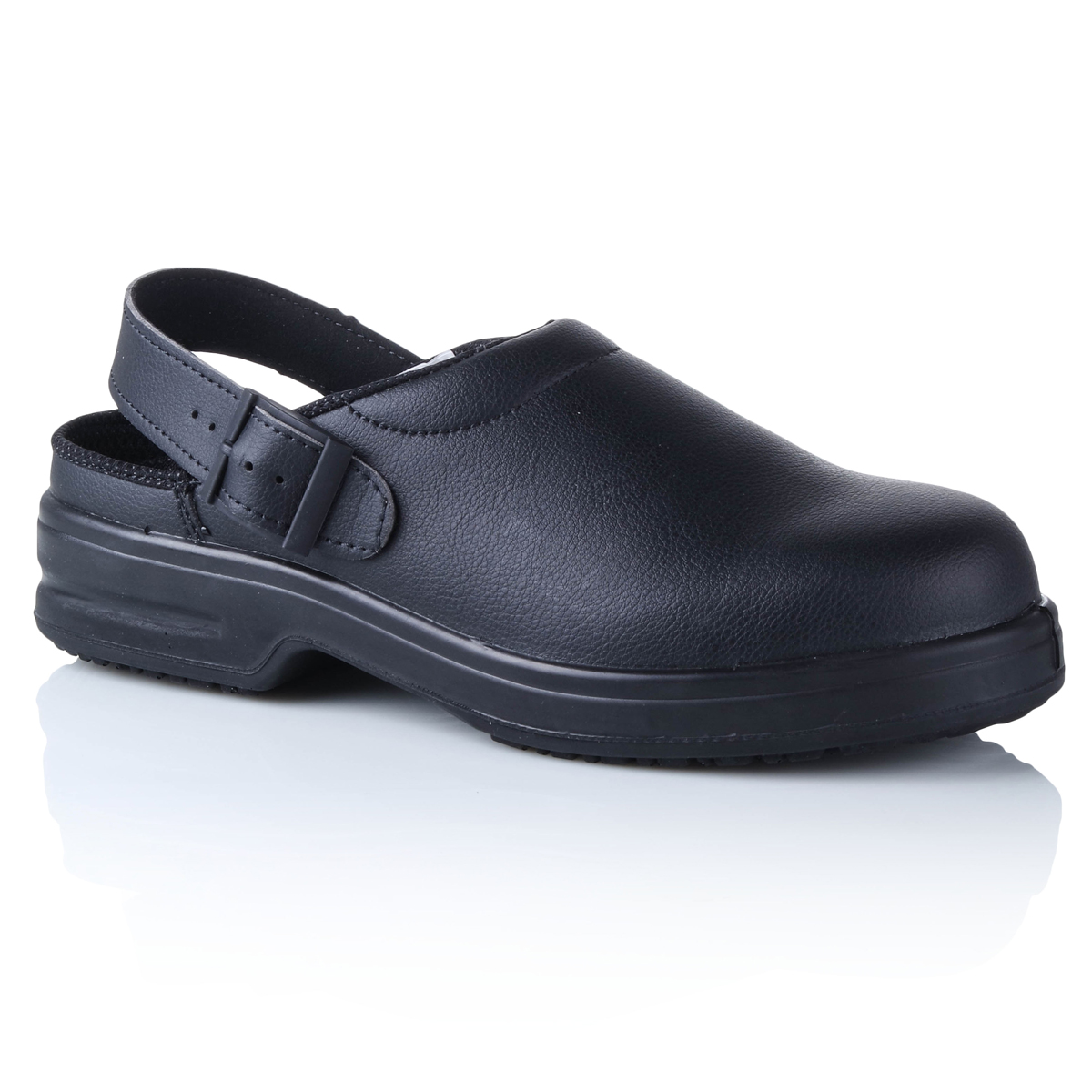 A715 Safeway Clog, Mikrofaser, mit Stahlkappe, schwarz-35