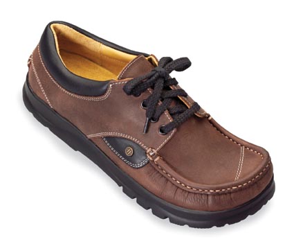 1255 Jacoform trekline, Leder, caffee, Größe 4 - 11,5-UK 11 = 47