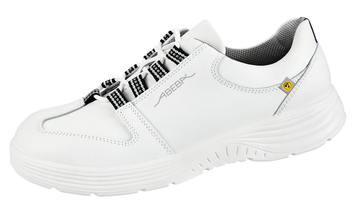 7131133 ABEBA X-Light ESD Arbeitsschuhe weiß Leder 02 Größe 35 - 48-41