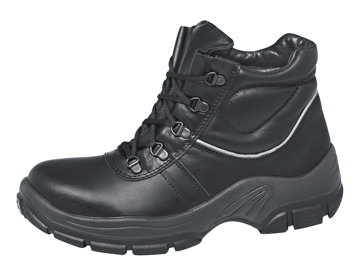 1632 Abeba Arbeitsstiefel Berufsschuhe mit Schutzkappe Leder schwarz S2 SRC Größe 36 - 48-40