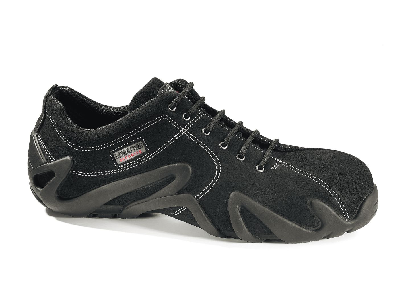 1841, S2, EASYBLACK Schnürschuhe, mit Stahlkappe,schwarz, 38 - 48-47