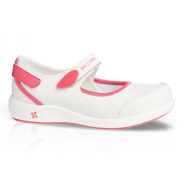 Nelie-FUX OXYPAS Plegeschuhe Arbeitsschuhe Berufsschuhe ohne Schutzkappe fuchsia-pink Größe 36 - 42-38