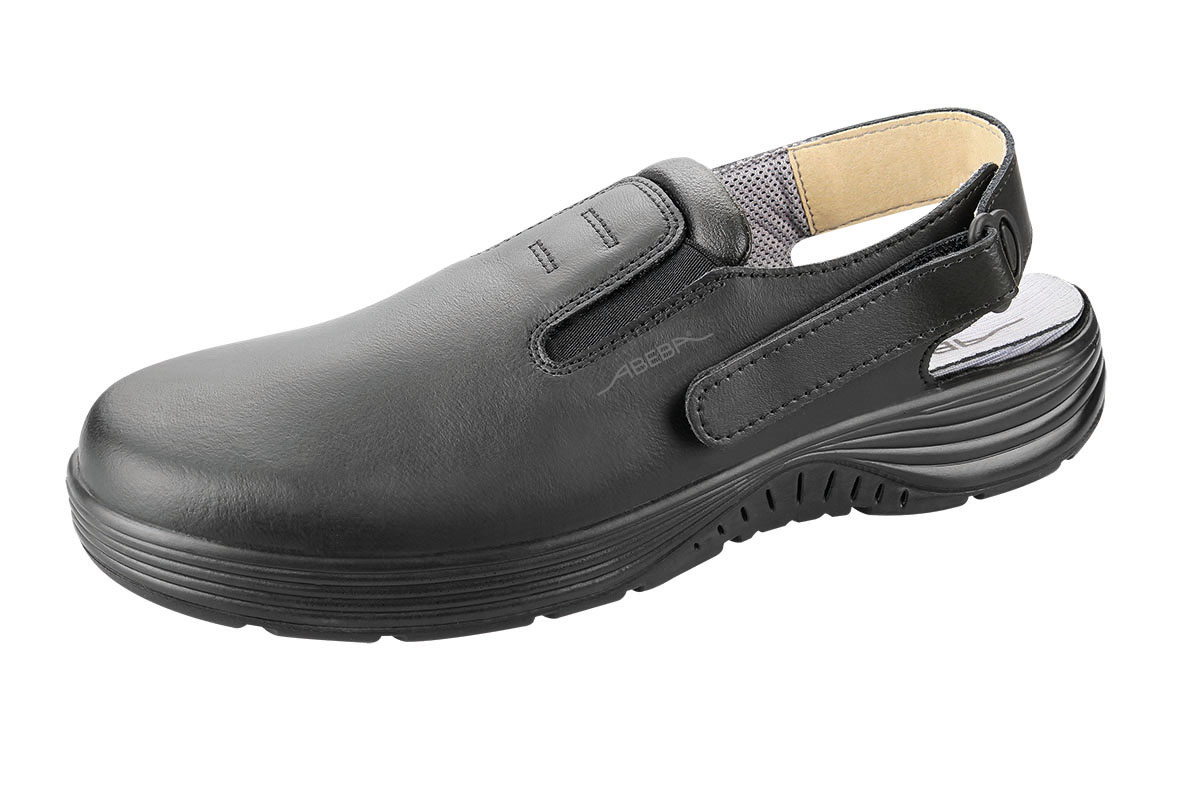 711135 Abeba X-LIGHT Clog Arbeitsschuhe Küche Gastronomie schwarz Leder OB Größe  35 - 48-36