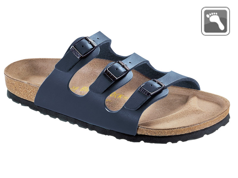 054751 klein Birkenstock Sandale "Florida", normale Füße, blau, Größe 35 - 41-Birkenstock-41