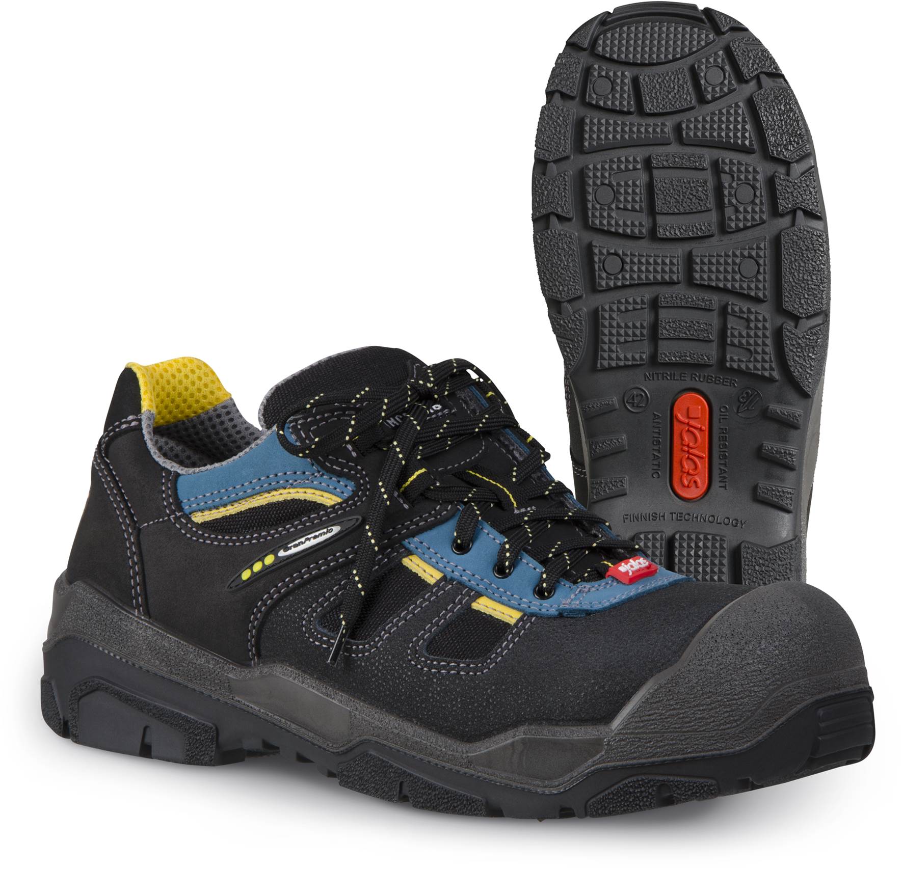 JALAS 1548 Route+ Sicherheitsschuhe ESD S3 SRC CI HRO schwarz Größe 36 - 48-45