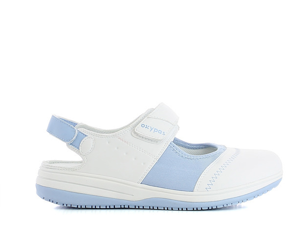 Melissa-LBL OXYPAS  Pflegeschuhe Arbeitsschuhe Berufsschuhe ohne Schutzkappe hellblau Größe 36 - 42-40