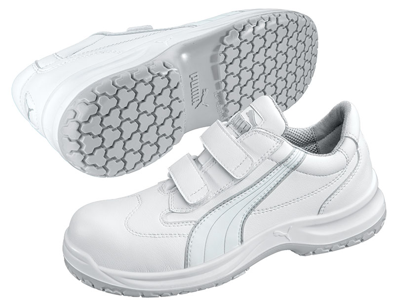 640642 PUMA, Sicherheitsschuhe, Klettverschluß, weiß, S2-44