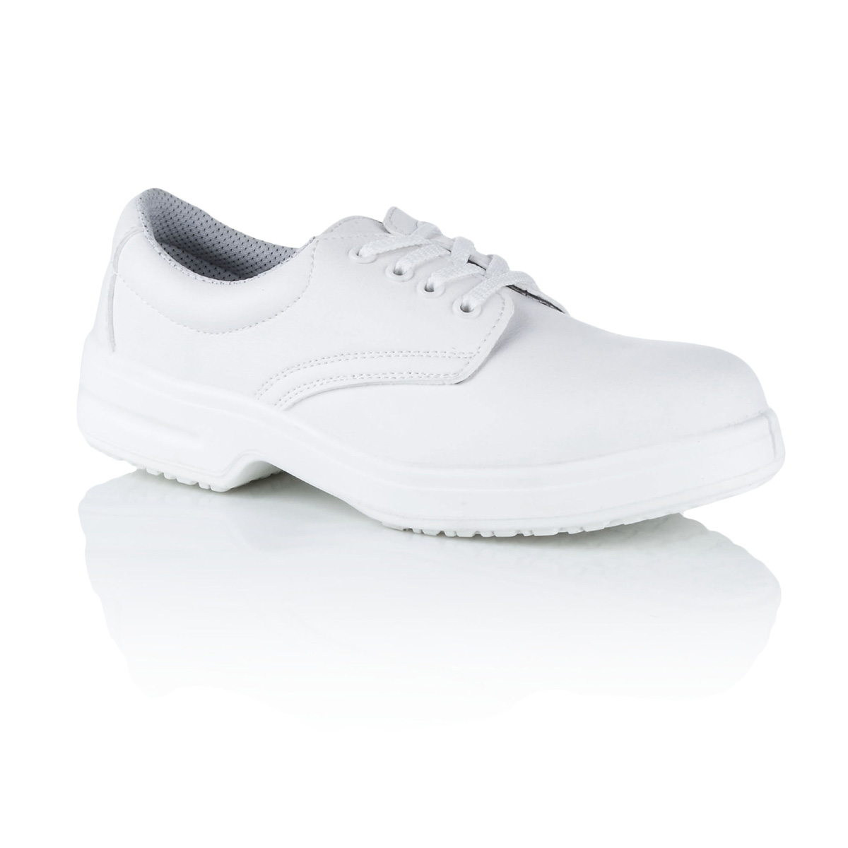 Safeway Schnürschuh mit Stahlkappe weiß, S2-48