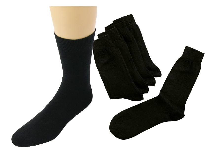 6131-01 Berufssocken, Baumwolle, schwarz, Größe 35/38 - 47/49-39 - 42