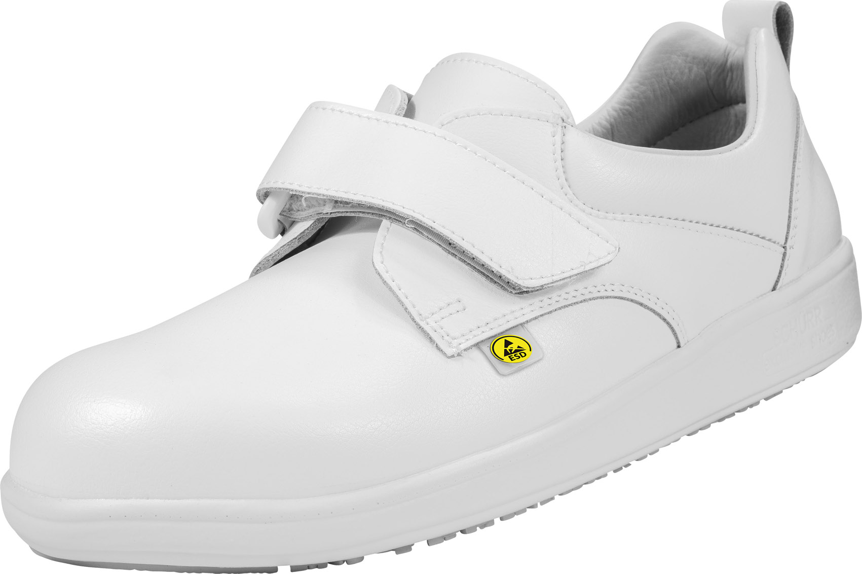 1.1333.01.14 SCHÜRR Kempten ESD Arbeitsschuhe mit Klettverschluss weiß 01 Größe 41 - 46-41