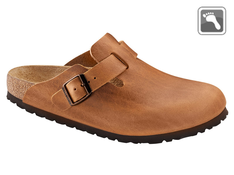 760891 Birkenstock Clog "BOSTON" normale bis breite Füße, antik braun Größe 35 - 46-35