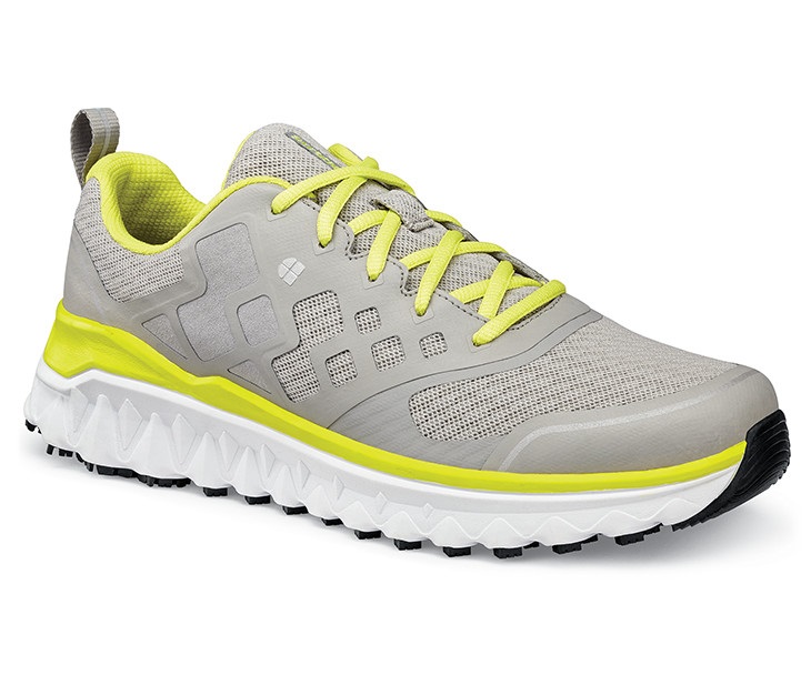 24320 Shoes for Crews >Herren-Schnürschuh "Bridgetown" ohne Stahlkappe gelb-grau Größe 38 - 46-41