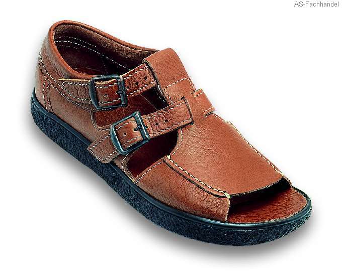 371 Jacoform Sandale, Leder, walnuss, Einzelpaare zum Sonderpreis, Größe 5,5 + 11,5-Jacoform-UK 11,5 = 47