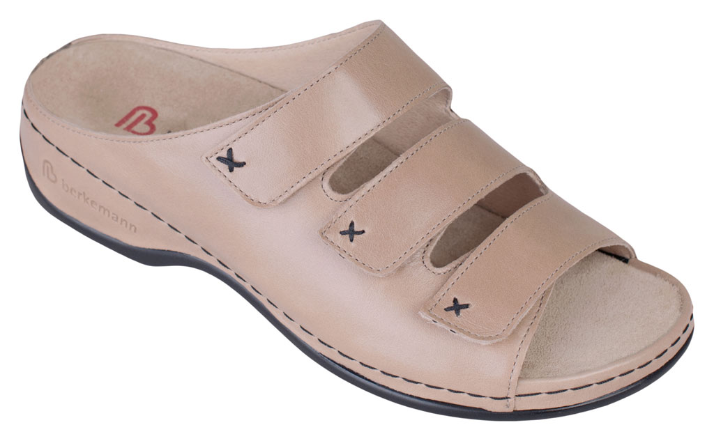 1007-436 Berkemann Berkoflex Franziska Damensandale taupe Einzelpaar zum Sonderpreis Größe 8-UK 8 = 42