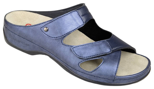 1027-371 Berkemann Berkoflex/Stretch Janna Sandale blau Größe 3 - 8,5-UK 7 = 40 2/3