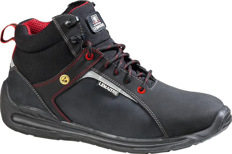1262, Lemaitre, S3, Super X High Sicherheitsstiefel, ESD, mit Stahlkappe, schwarz 38 - 48-44