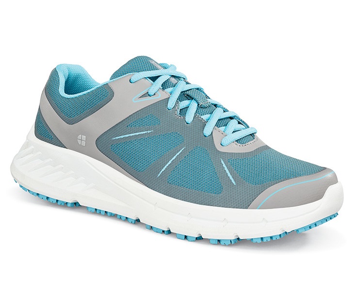 24759 Shoes for Crews >Damen-Schnürschuhe Vitality ohne Stahlkappe grau/blau  Größe 35 - 42-35