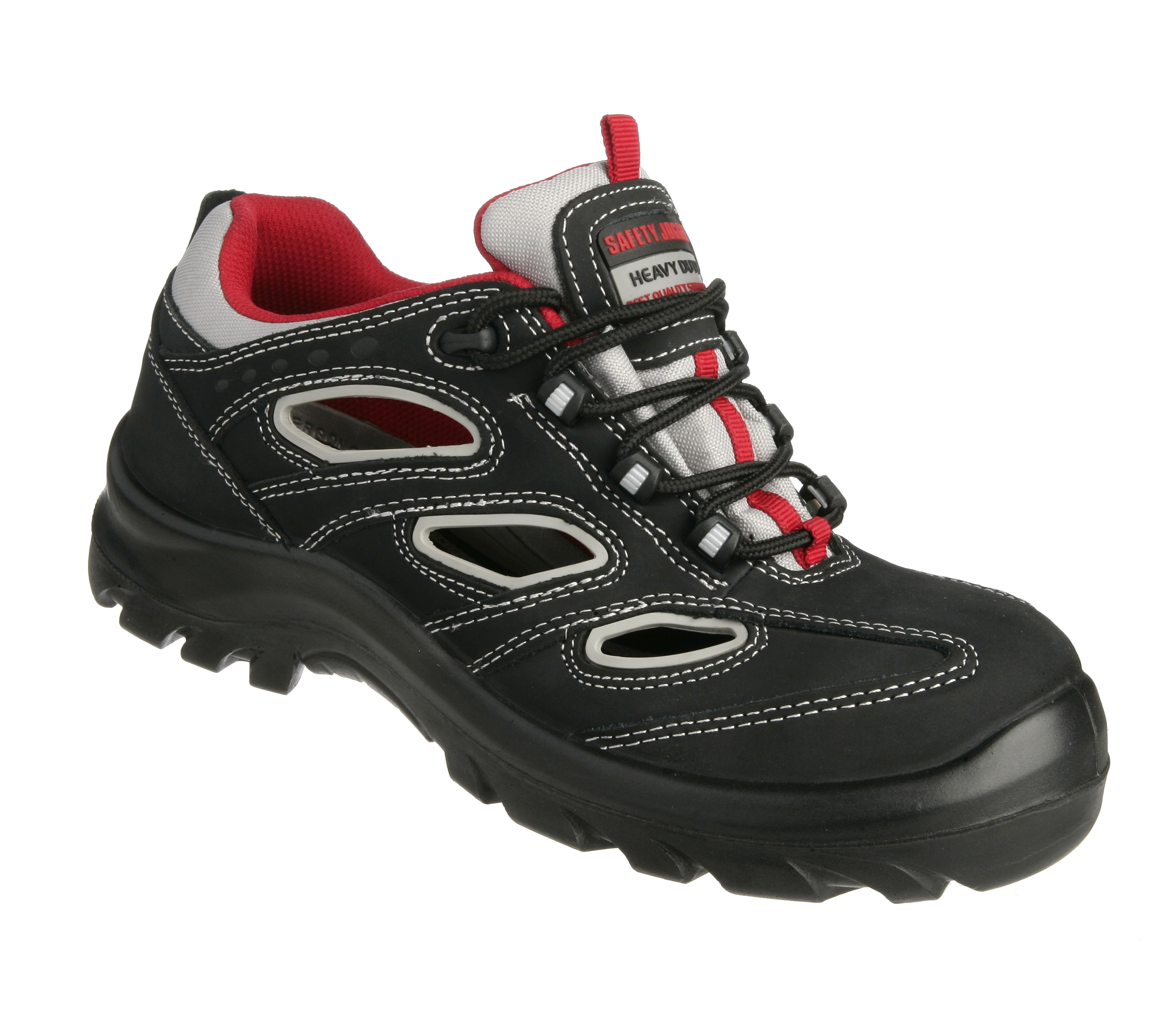 Alsus Safety-Jogger Sicherheitssandale, schwarz-weiß-rot, S1P, Größe 40 - 47-Safety Jogger-44