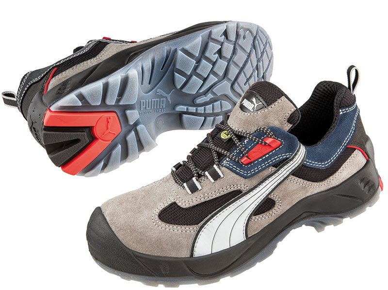 640740 PUMA, Sicherheitsschuhe, metallfrei, ESD, grau, S1P Größe 39 - 47-47