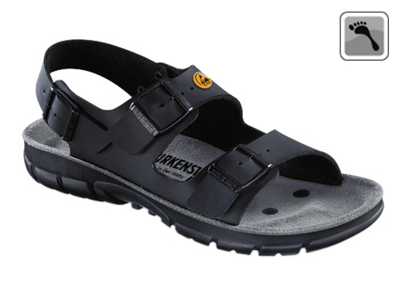 500588 BIRKENSTOCK ESD KANO Sandale schmale Weite schwarz Größe 36 - 42-38