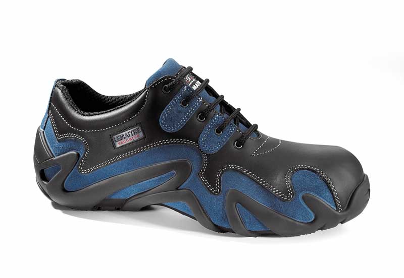 1810, S2, WILDBLUE Schnürschuhe, mit Stahlkappe, blau-schwarz, 38 - 48-41