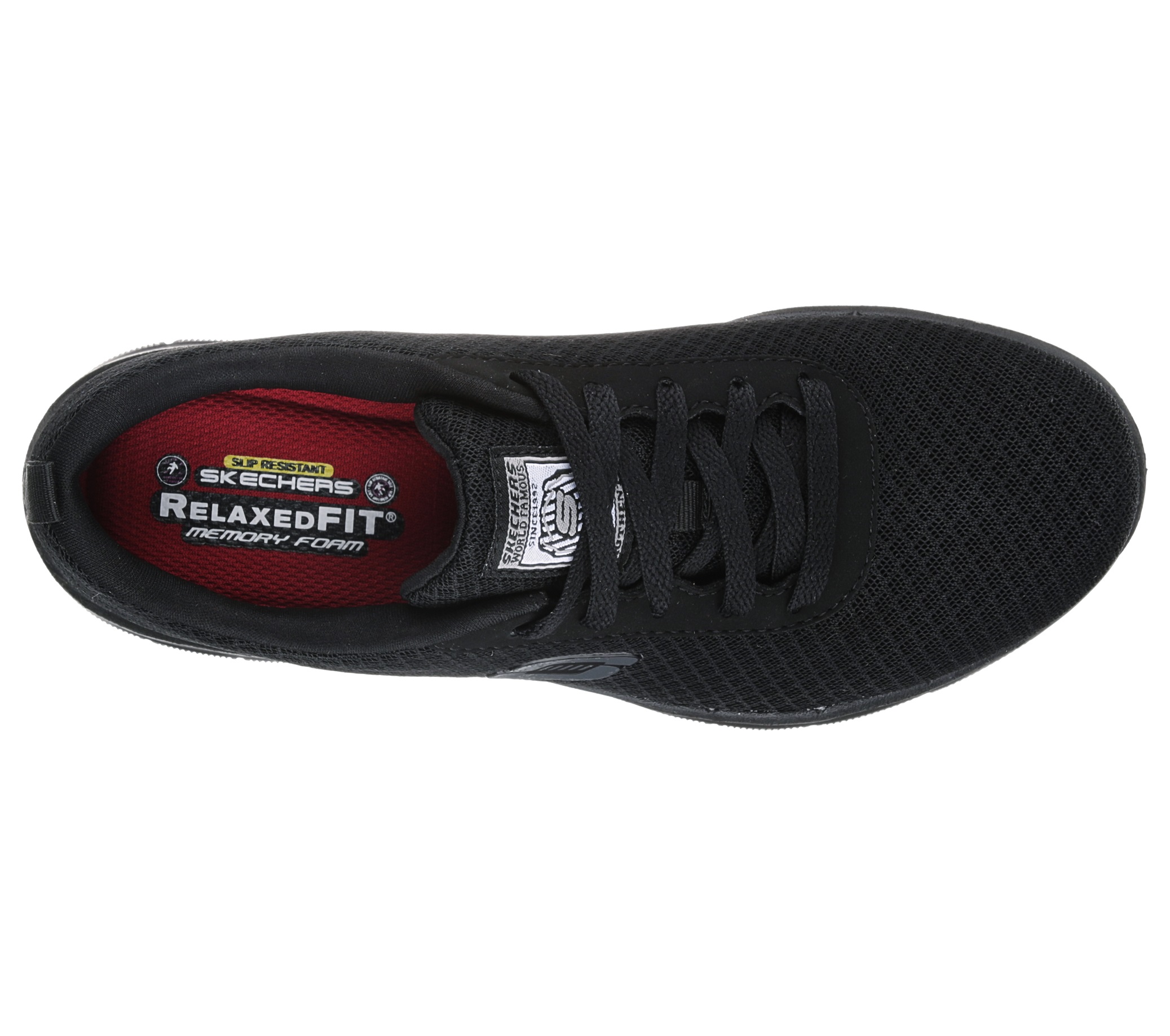 Skechers Damen-Schnürschuhe Ghenter Bronaugh ohne Schutzkappe schwarz Größe 35 - 41-41