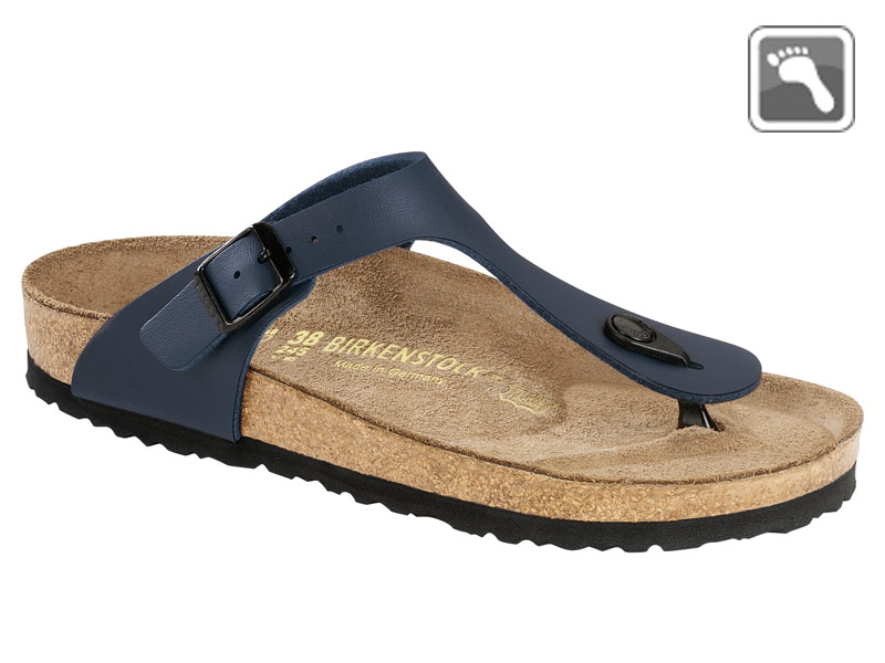 143621 klein Birkenstock Sandale "Gizeh", normale Füße, blau, Größe 35 - 41-Birkenstock-41