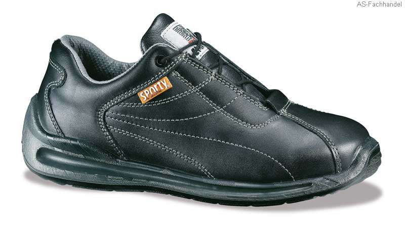 1220, S2, Sporty Schnürschuhe, mit Stahlkappe, schwarz-46