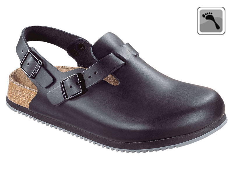 061196 Übergröße Birkenstock Clog TOKIO Superlauf schmale Weite schwarz Größe 47 - 48-47