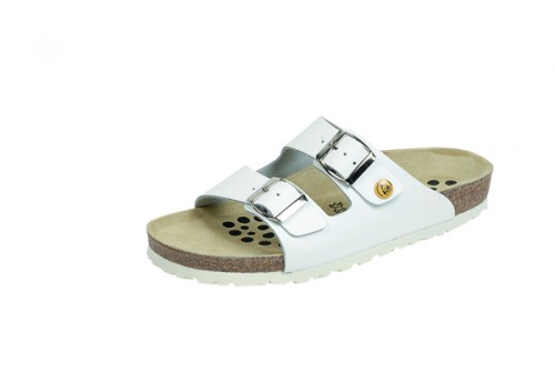 44111-2 WEEGER ESD Sandale Arbeitsschuhe ohne Stahlkappe weiss Leder Größe 35 - 49-47