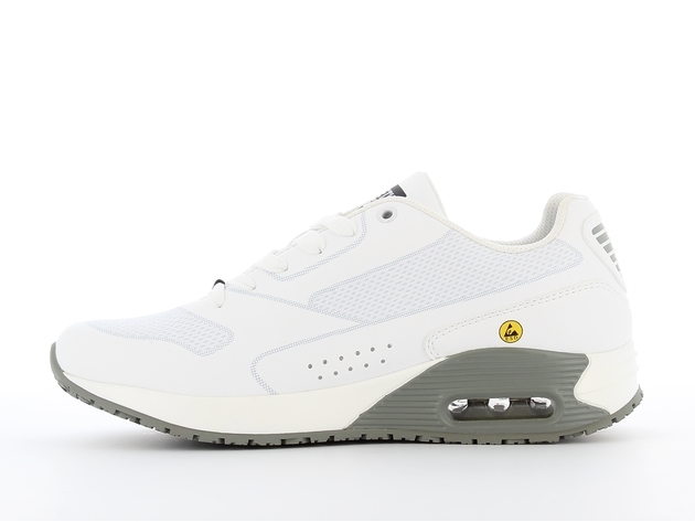 Ela LGR OXYPAS Plegeschuhe Arbeitsschuhe Berufsschuhe ohne Schutzkappe weiß-grau Größe 36-42-39