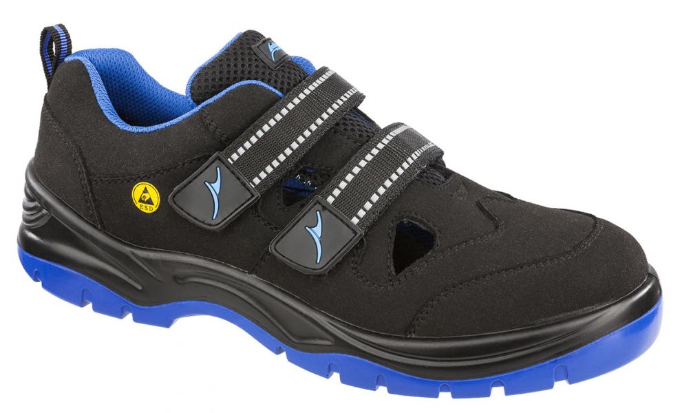 641110 ALBATROS Sicherheitsschuhe ESD schwarz-blau S1P Größe 39 - 47-46