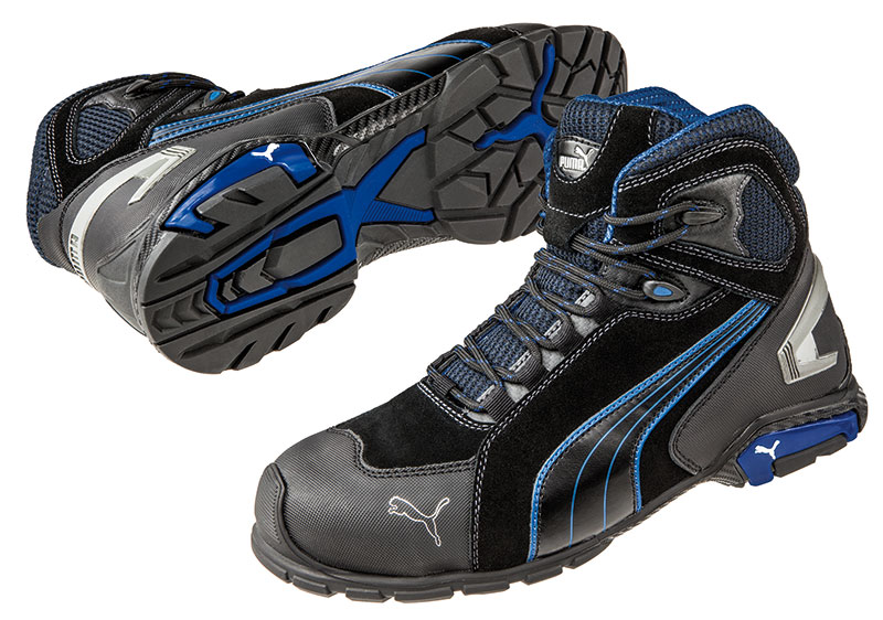 632250 PUMA Rio Black Mid Sicherheitsschuhe S3 SRC Größe 39-47-43