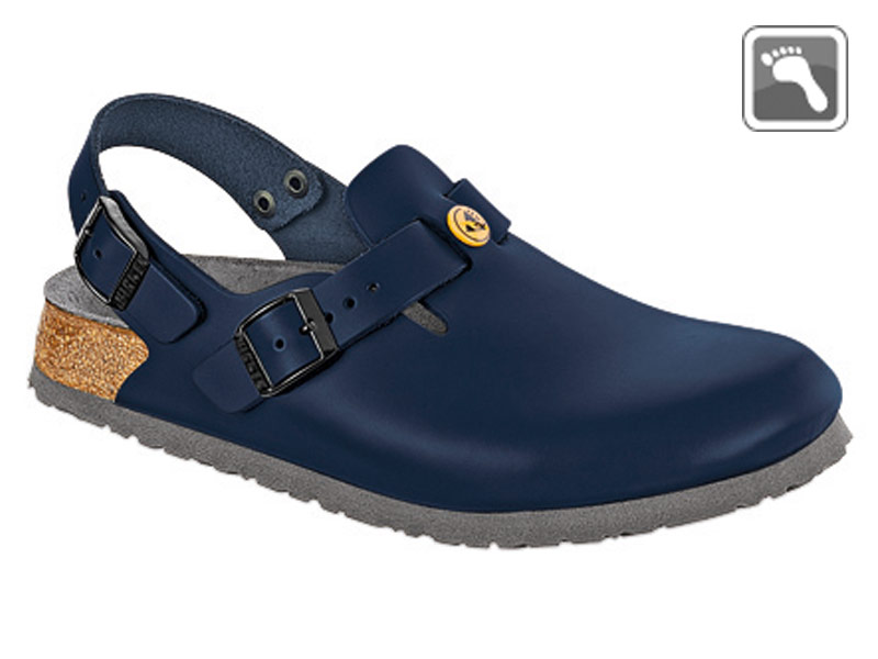 061390 BIRKENSTOCK ESD TOKIO Clog normale Weite blau Größe 39 - 46-40