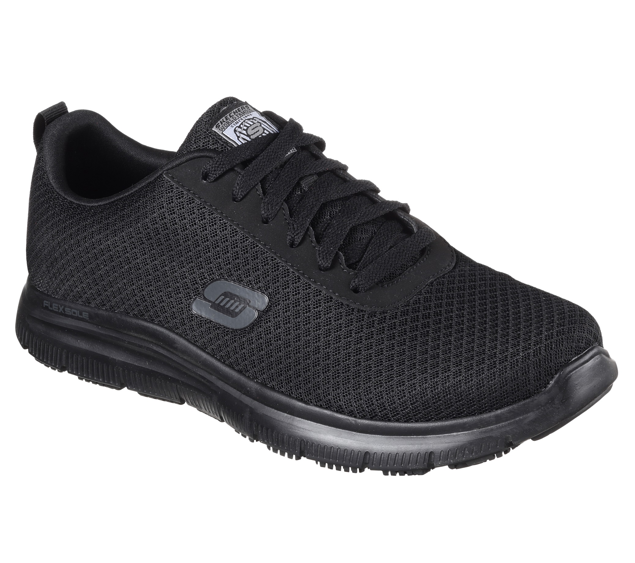 Skechers Herren Schnürschuhe 77125EC BLK Flex Advantage SR ohne Schutzkappe schwarz Größe 39 - 47