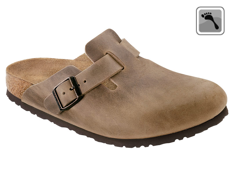 960813 Birkenstock Clog "BOSTON" schmale Füße, tobacco brown Größe 35 - 46-40