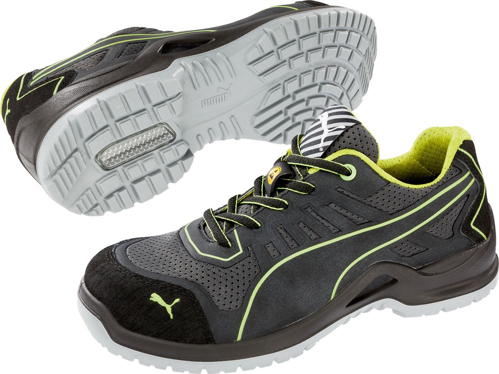 PUMA Fuse TC Green WNS Low 644100 Damen Sicherheitsschuhe S1P ESD SRC Größe 36-42-38