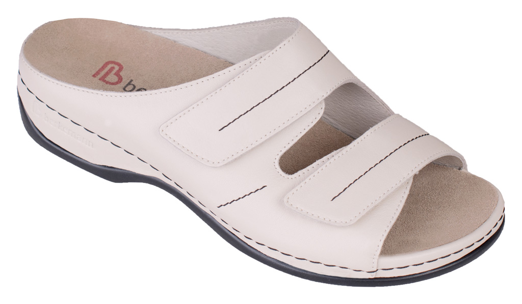 1002-109 Berkemann Berkoflex Daria Damensandale creme Sonderpreis  Größe 7-UK 7 = 40 2/3