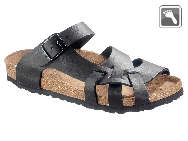 075031 klein Birkenstock Sandale "Pisa", normale Füße, schwarz, Größe 35 - 41-Birkenstock-35