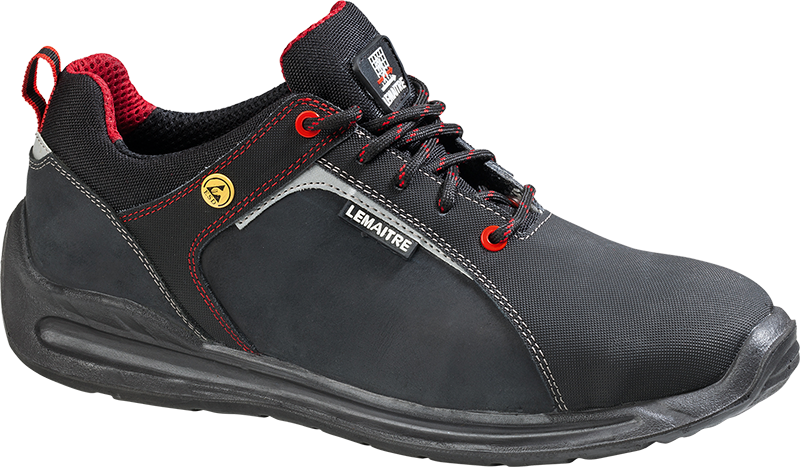 1261, Lemaitre, S3, Super X Low Sicherheitsschuhe, ESD, mit Stahlkappe, schwarz 38 - 48-40