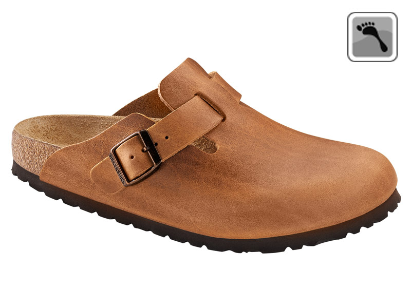 760893 Birkenstock Clog BOSTON schmale Weite antik braun Größe 35 - 46-42