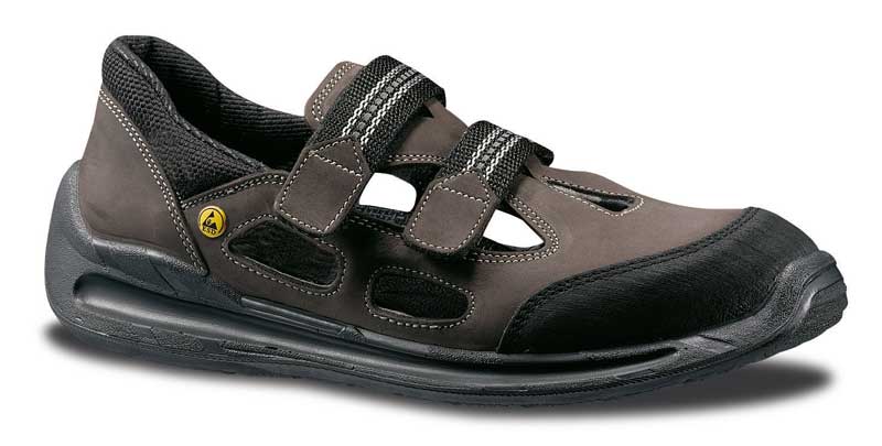 1240, S1, DRAGSTER ESD, Sicherheitssandale, mit Stahlkappe, schwarz 38 - 48-47